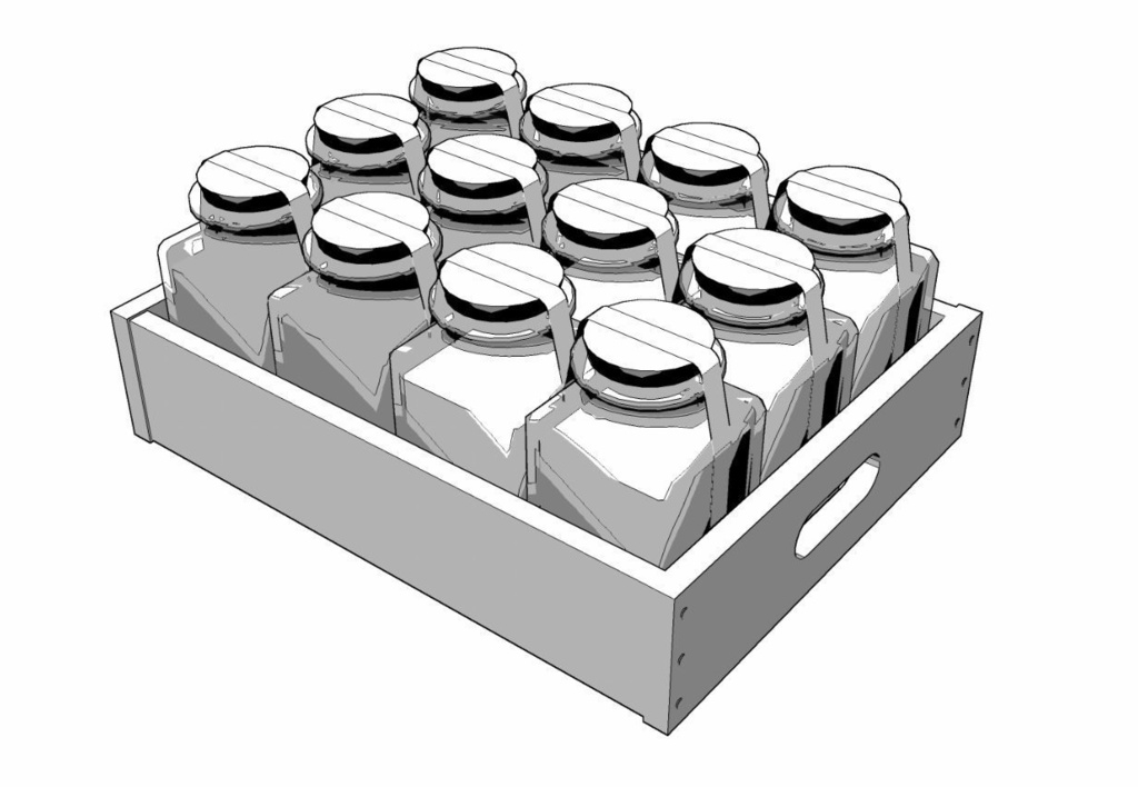 封印コルクキャップボトル