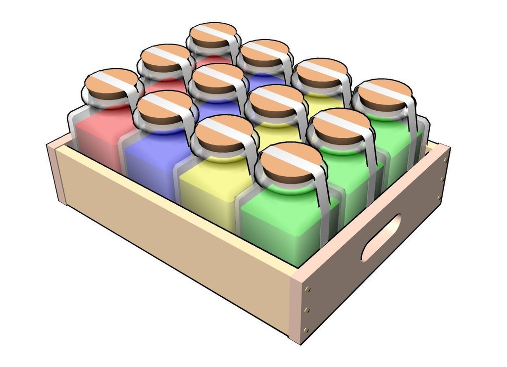 封印コルクキャップボトル