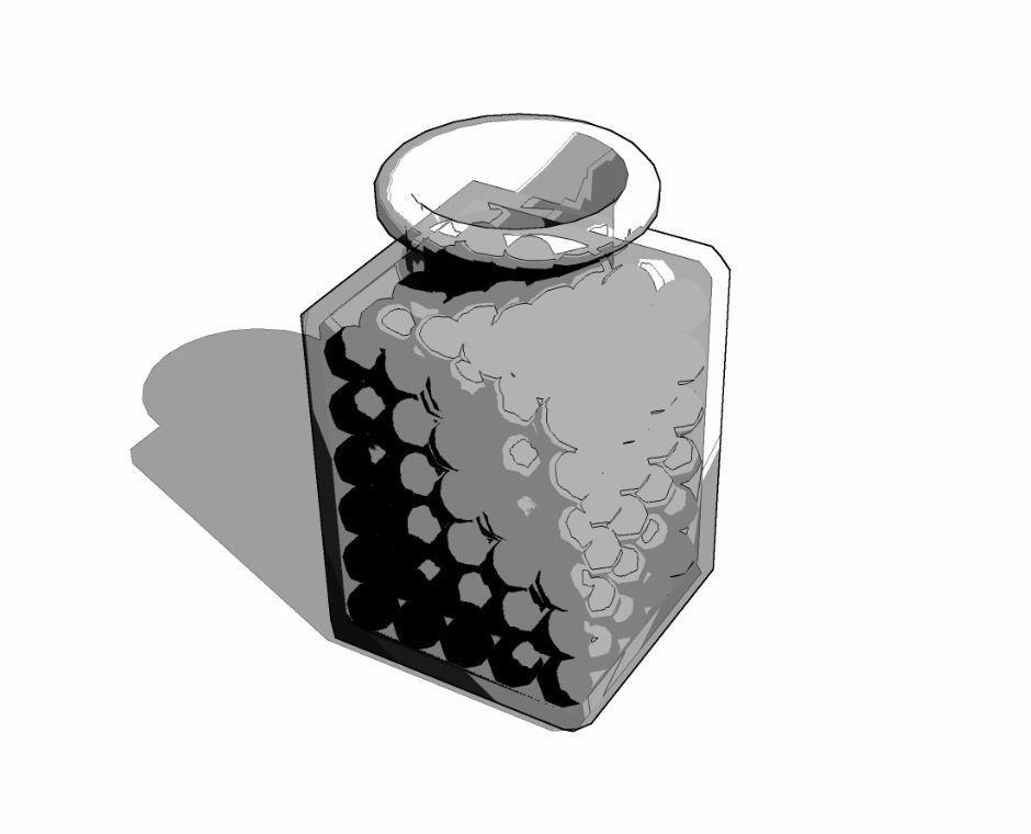 封印コルクキャップボトル