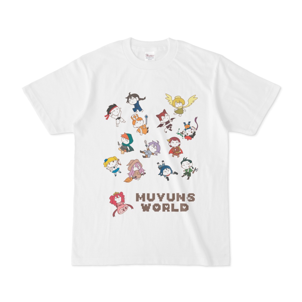 むゆんずわーるどTシャツ(ホワイト)