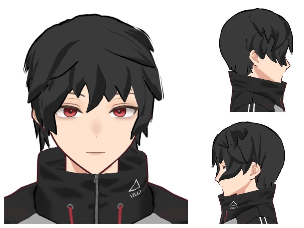 [Vroid] Osamu hair (ﾉ*ФωФ)ﾉ