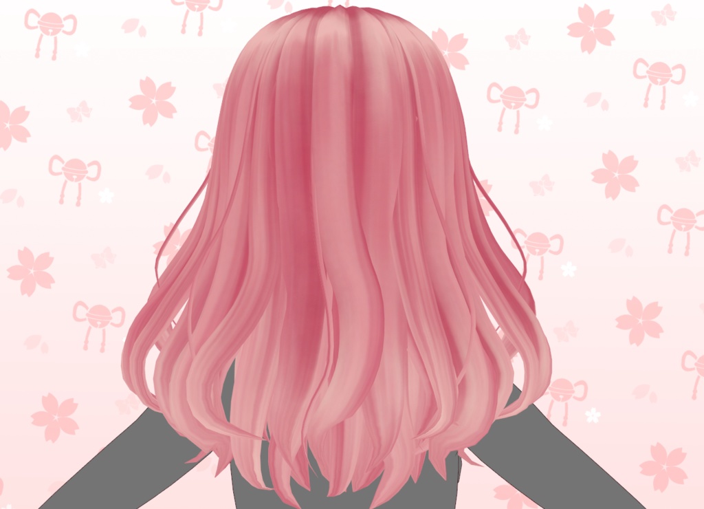 ๊ฐ VRoid ๊ฑ ๐ Strawberry Hair Texture
