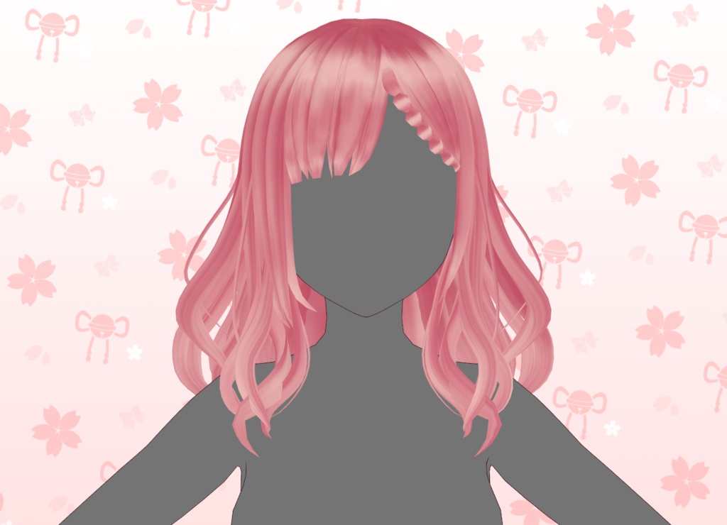 ๊ฐ VRoid ๊ฑ ๐ Strawberry Hair Texture