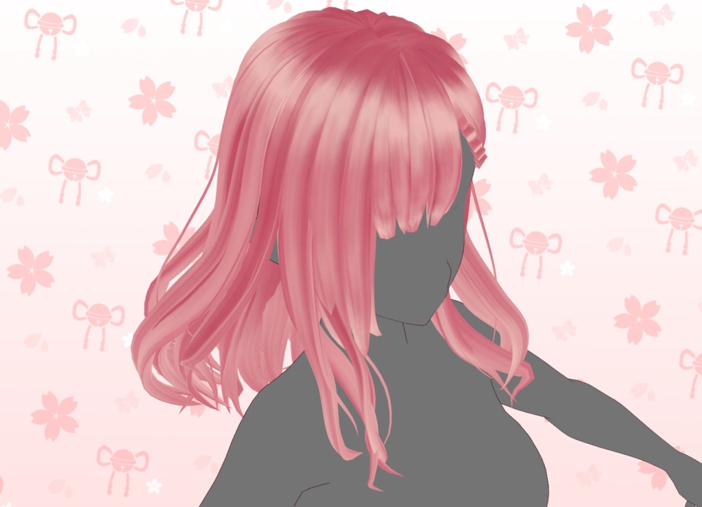 ๊ฐ VRoid ๊ฑ ๐ Strawberry Hair Texture