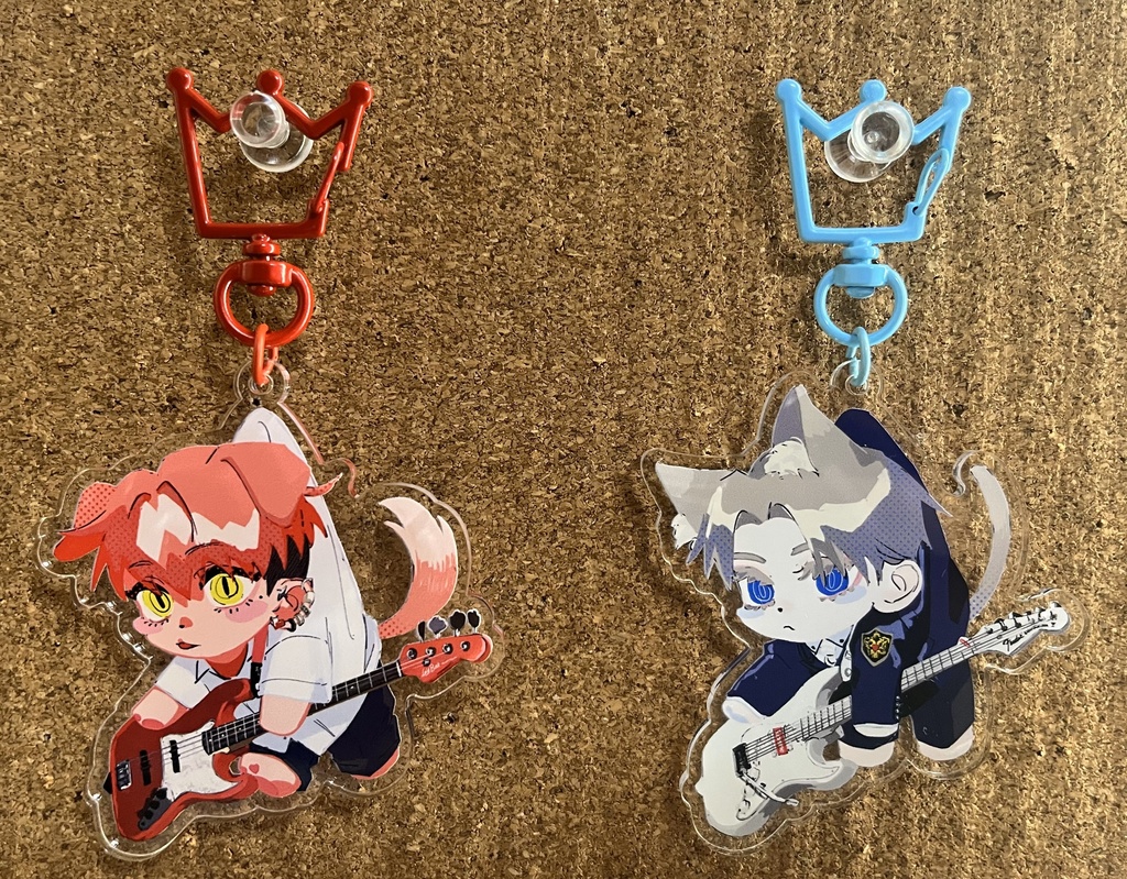 【受注生産】アクリルキーホルダーvol.1 BASS/GUITAR