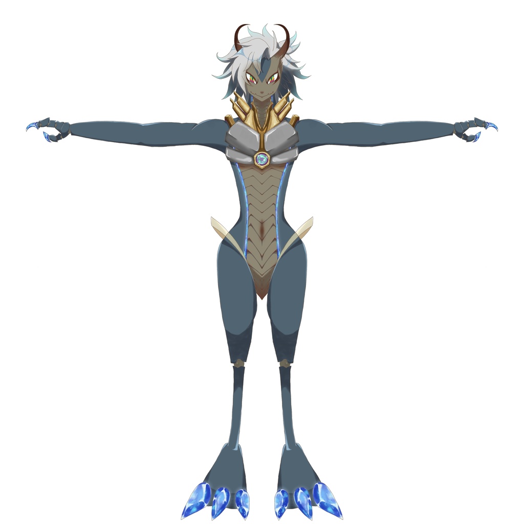 VTuber向け3D人外オリジナルモデル