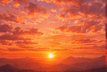 【AI背景】夕焼けの空素材15枚セット|癒し・配信・動画向け