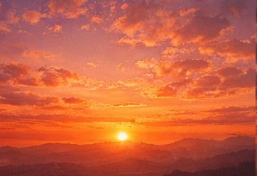 【AI背景】夕焼けの空素材15枚セット|癒し・配信・動画向け