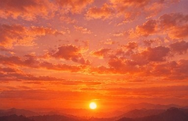 【AI背景】夕焼けの空素材15枚セット|癒し・配信・動画向け