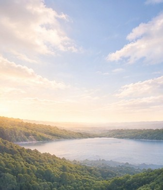 やさしい夕空背景素材集|田舎風景・癒し・ノスタルジー|全15枚