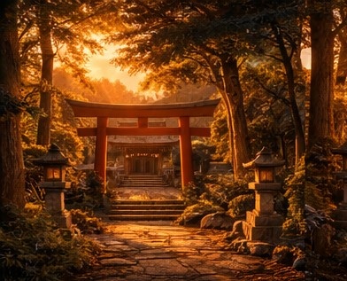 田舎の夕方風景 背景素材集【全15枚】 ― 和風・自然・ノスタルジックな黄昏 ―