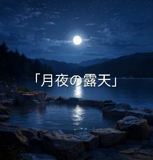 【夜】雪見露天風呂と静寂の世界｜和風背景素材15枚