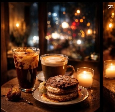 【雑談配信向け】静かな夜カフェ背景12枚|落ち着いて話せる空間