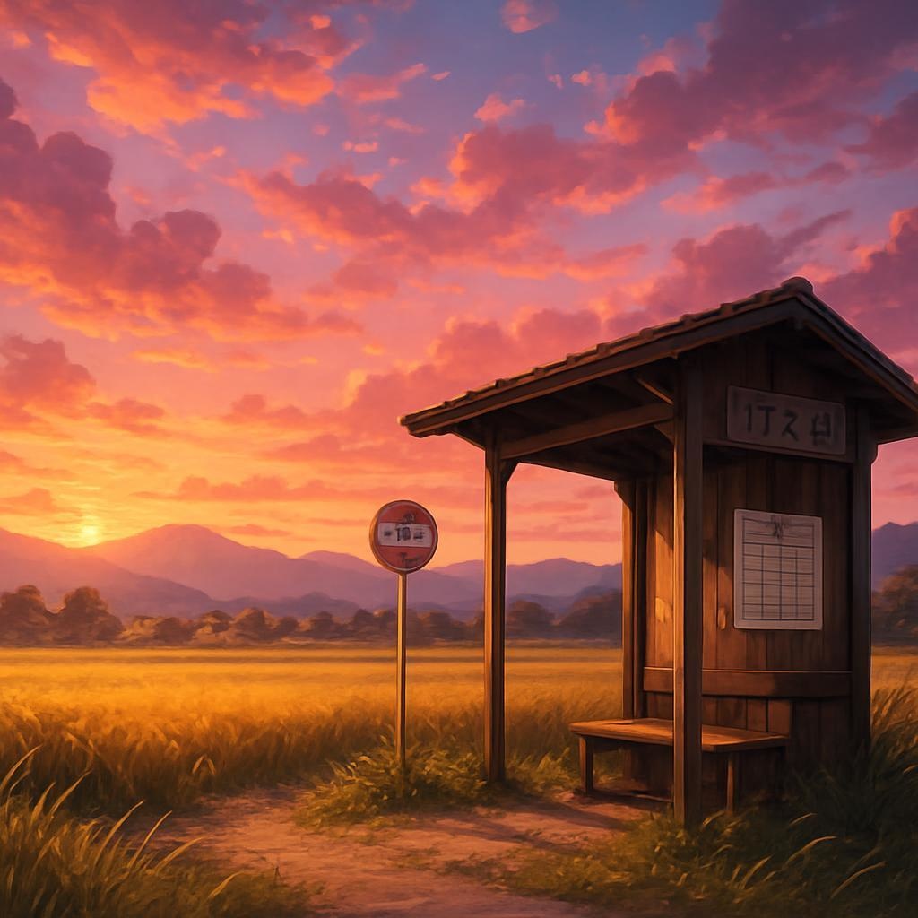 【配信・VTuber向け】心が帰る田舎の風景|アニメ背景12枚セット【商用利用OK】