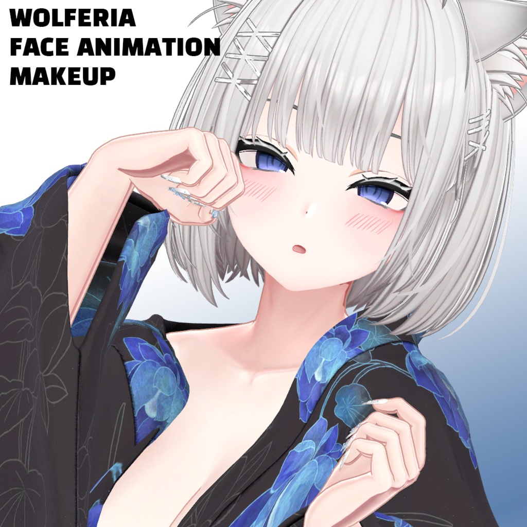 Wolferia [ウルフェリア] 💙 Makeup&Face Animation Sets