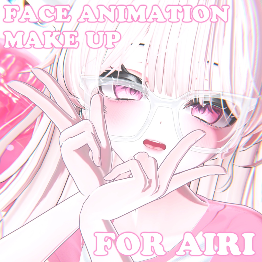 Airi [愛莉] 🖤 Heart Makeup&Face Animation