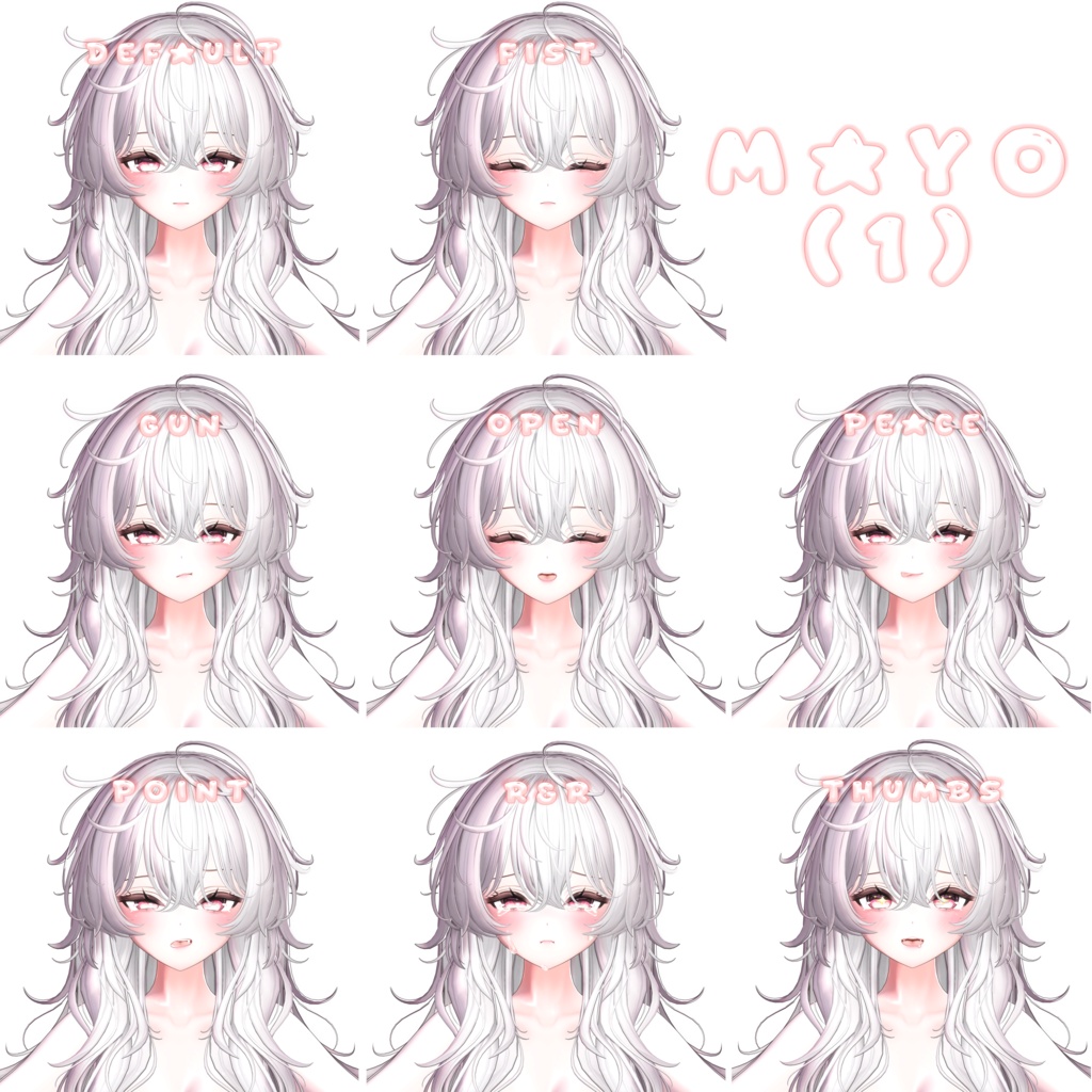 ✿MAYO PINK Makeup&Face Animtion Sets✿