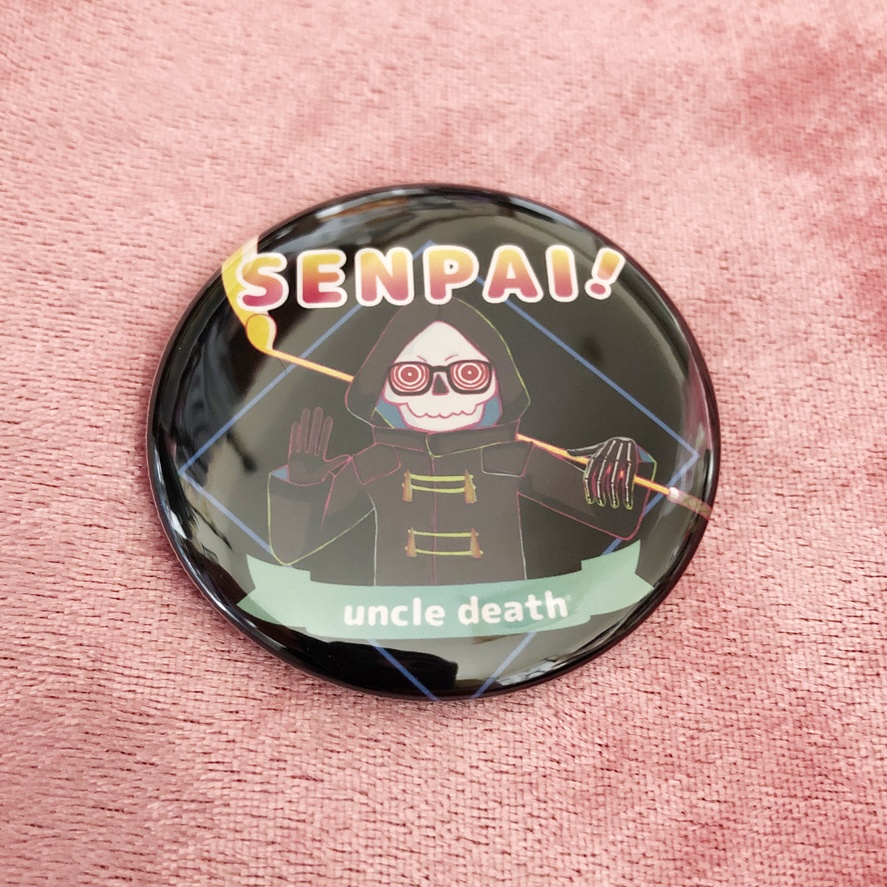  【LET IT DIE】アンクルデス/Uncle Death*SENPAI缶バッジ57mm
