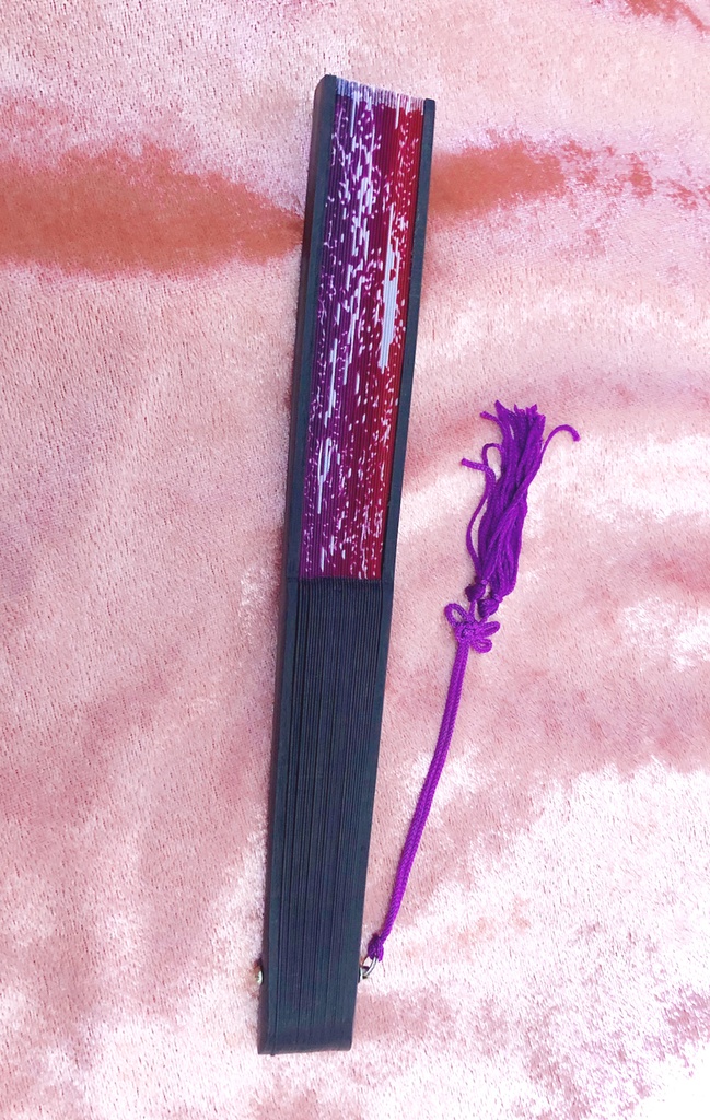 【東方project】西行寺幽々子風扇子(布生地)※完売