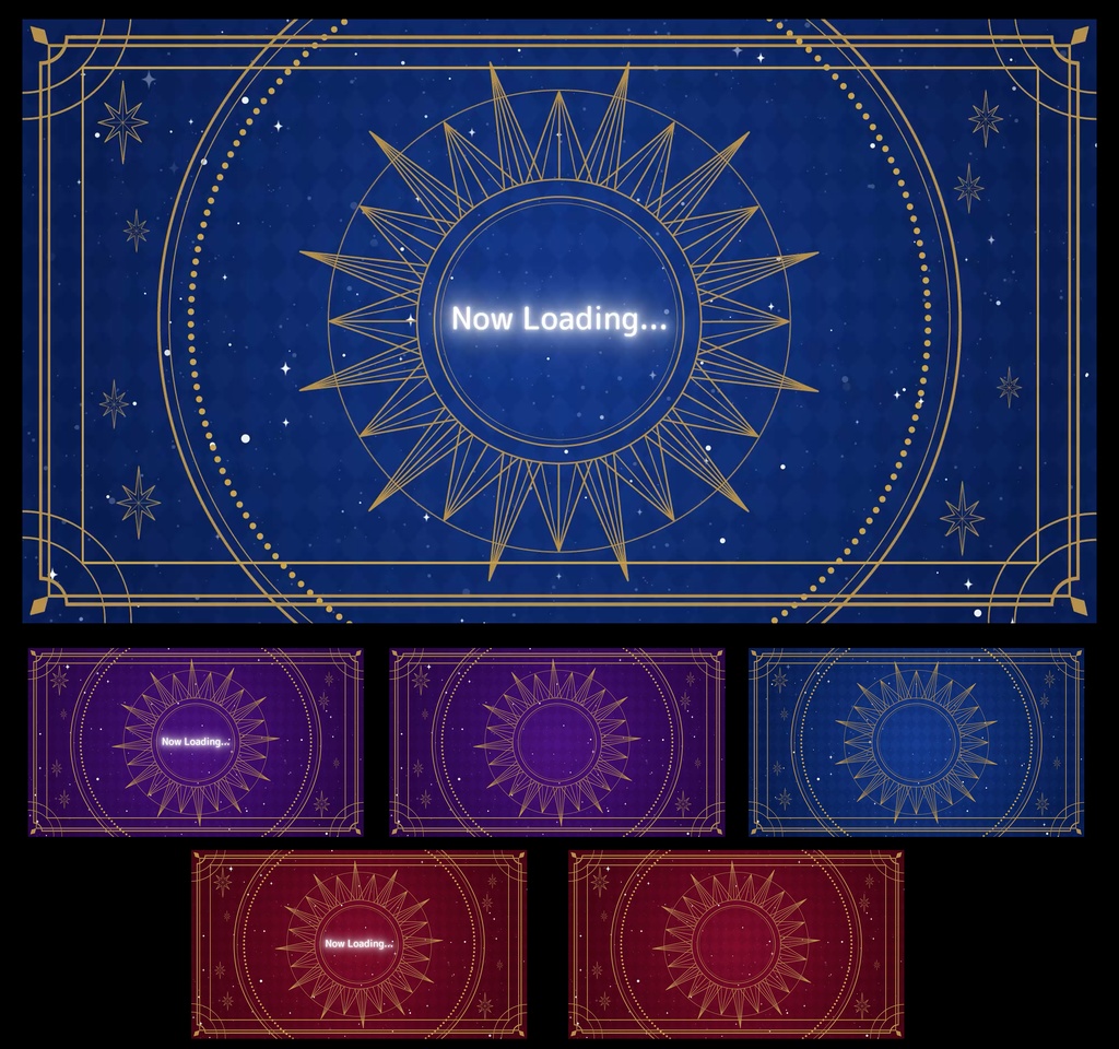【待機画面】アンティーク風/静止画無料