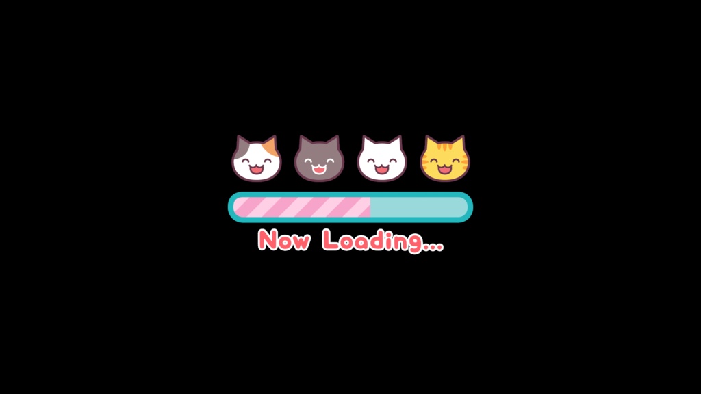 【待機画面】動くネコちゃん待機画面