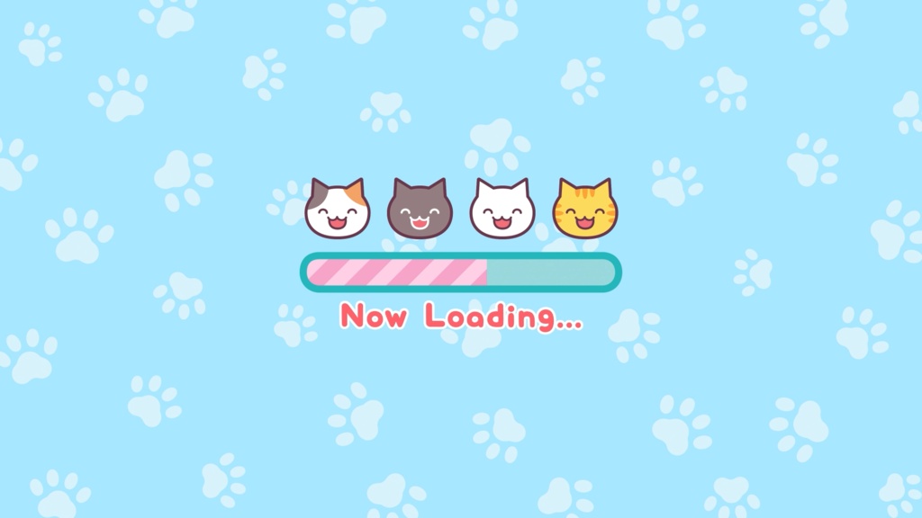 【待機画面】動くネコちゃん待機画面