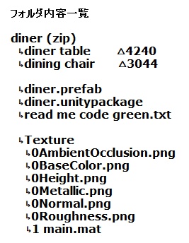 メイプルモックな家具