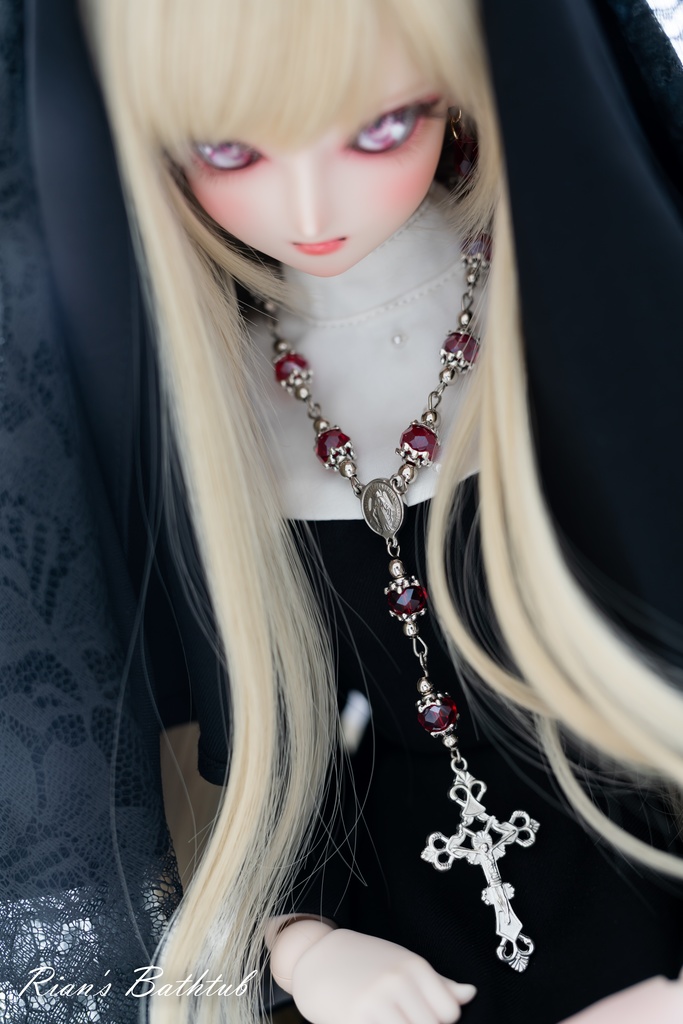 ドール用ネックレス ✝ロザリオ✝ 全8種類