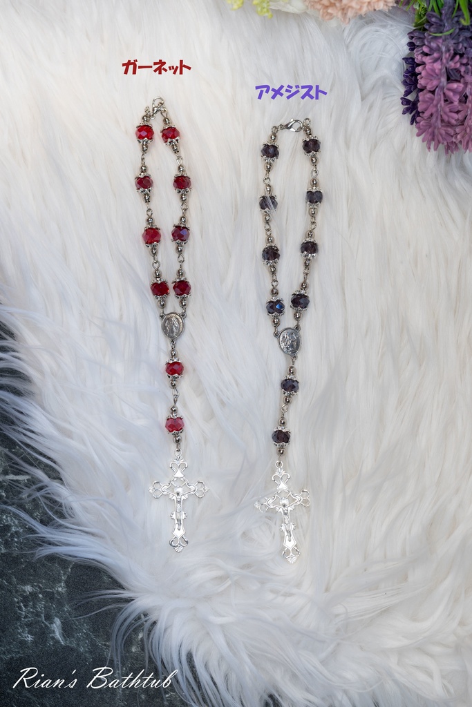 ドール用ネックレス ✝ロザリオ✝ 全8種類