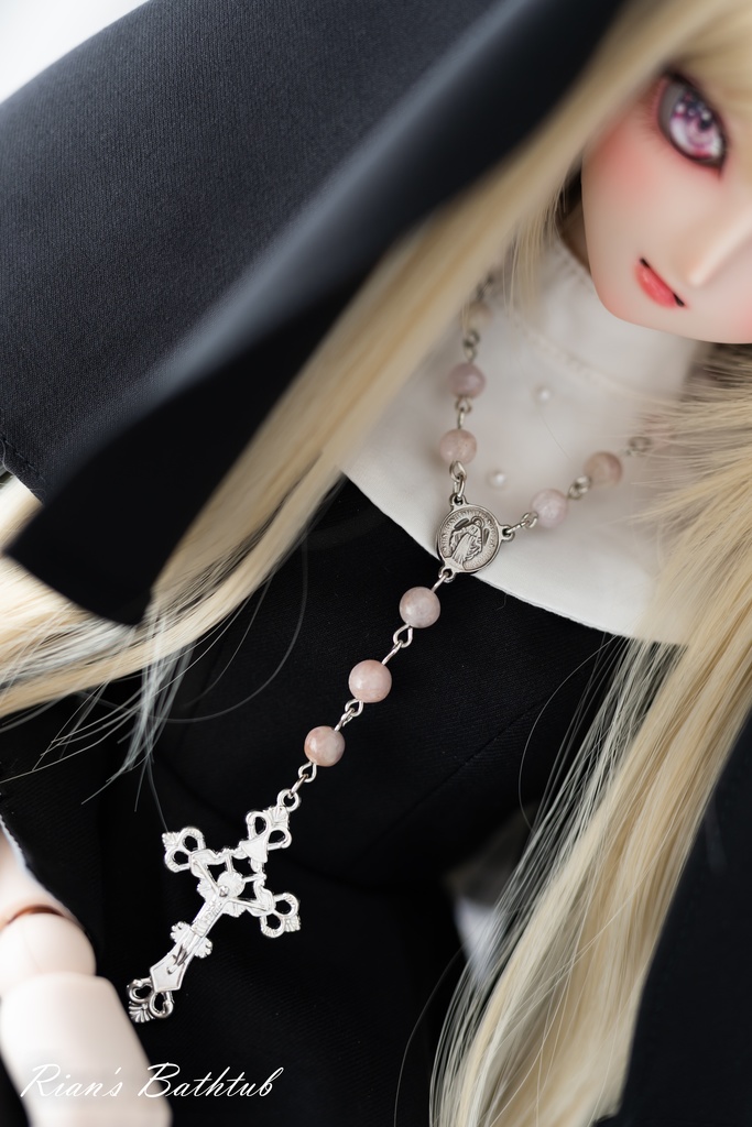 ドール用ネックレス ✝ロザリオ✝ 全8種類