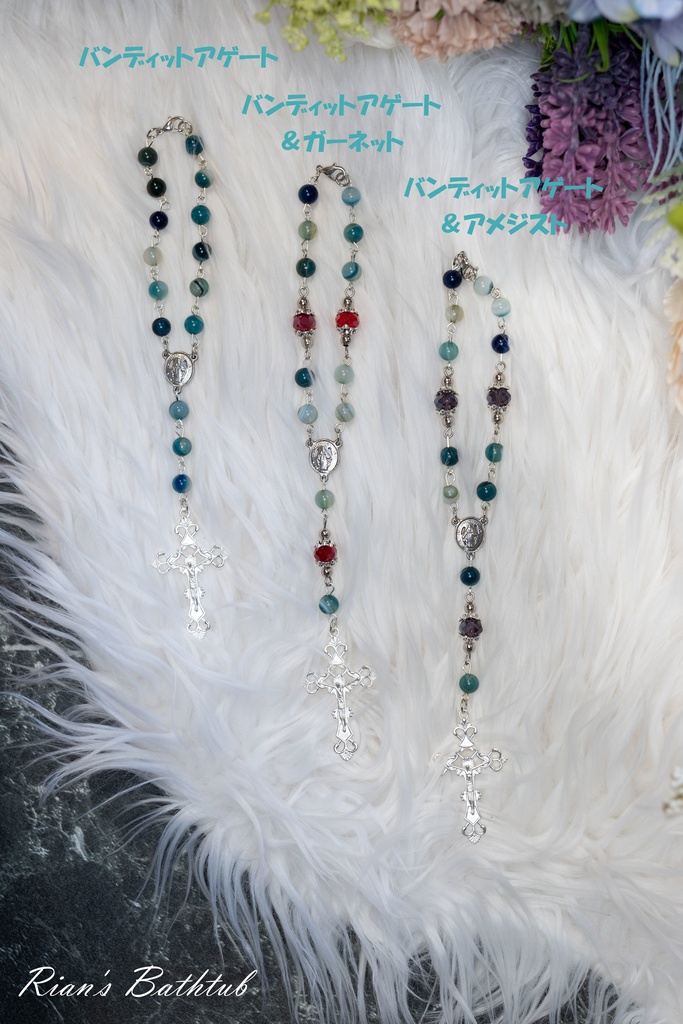 ドール用ネックレス ✝ロザリオ✝ 全8種類