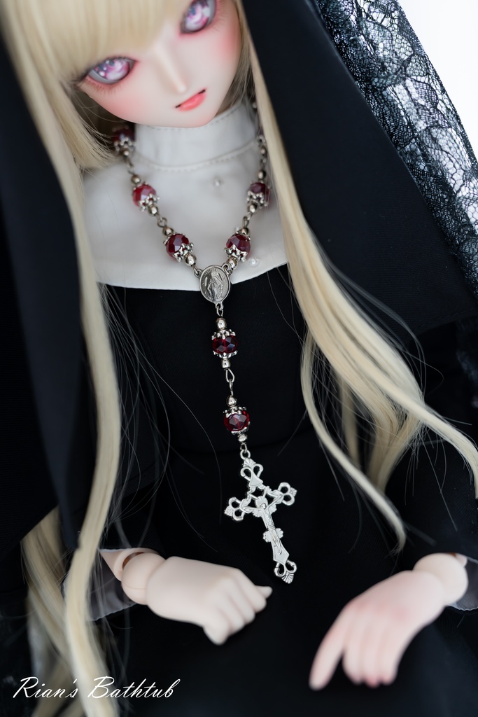 ドール用ネックレス ✝ロザリオ✝ 全8種類