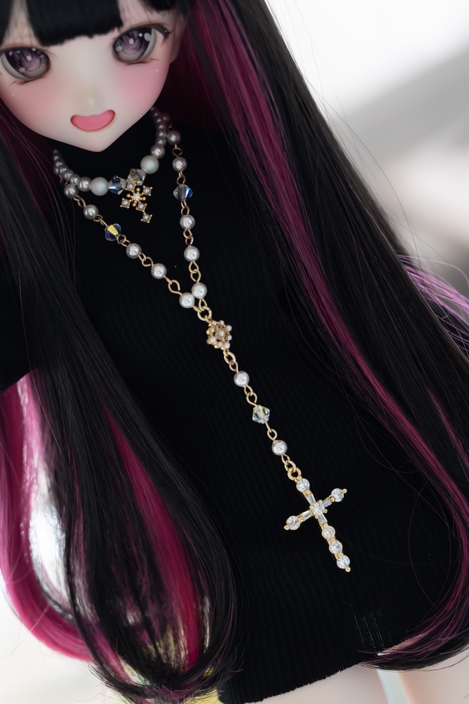 ♰ドール用3way ロザリオ♰【Trinity】