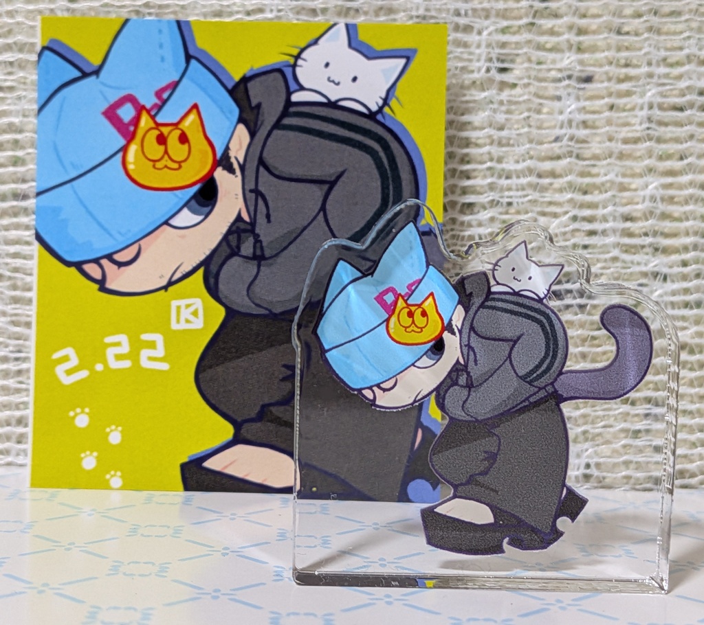 【成歩堂龍一アクリルブロック】(ねこ)