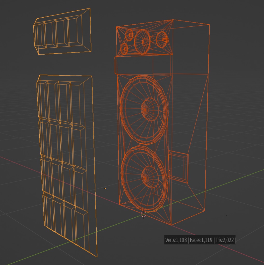 【Free DL】Vintage Tower Speaker
