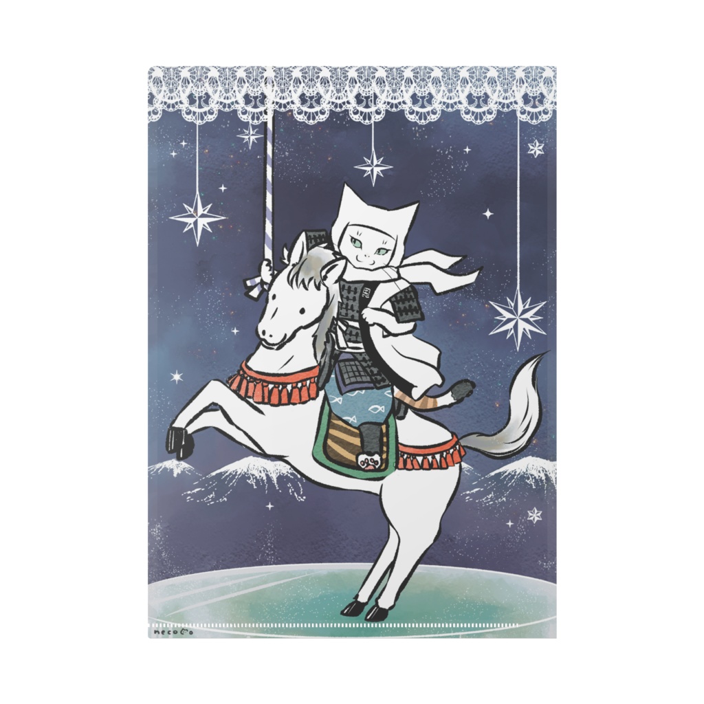 【わふうにゃんこ】クリアファイル①