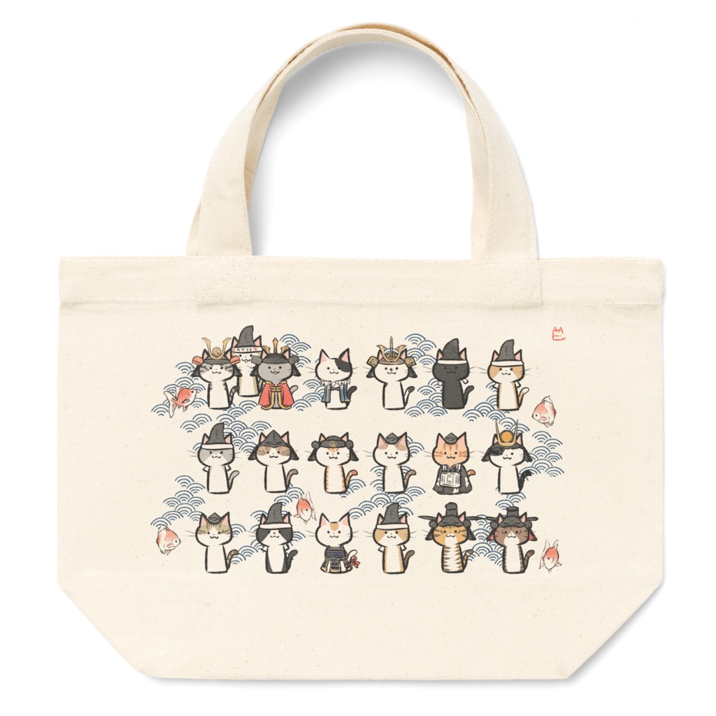 【わふうにゃんこ】トートバッグ⑩