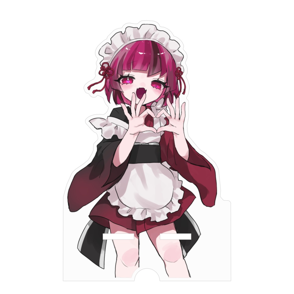 メイドざしきわらしちゃんのごほーし!スマホスタンド