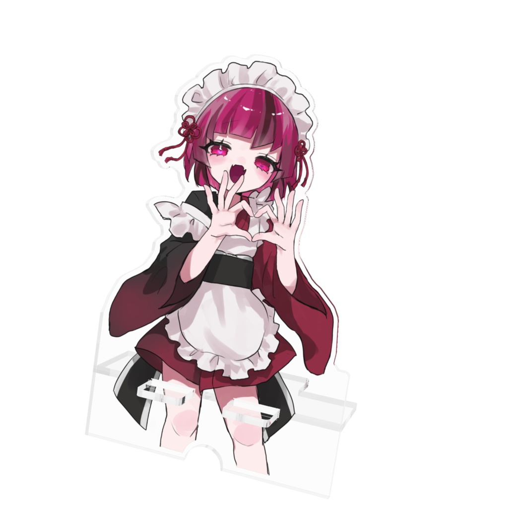 メイドざしきわらしちゃんのごほーし!スマホスタンド