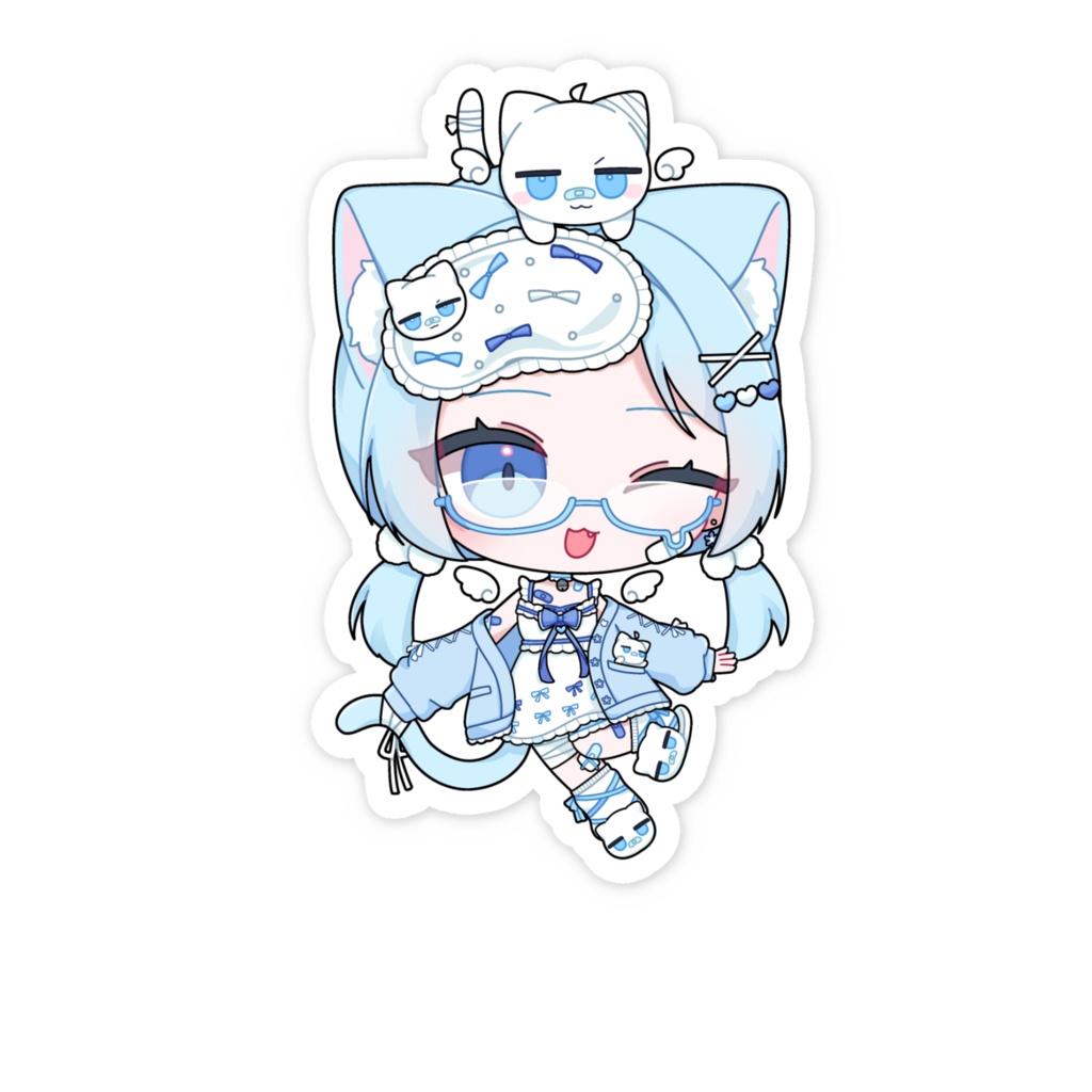 常設┊ステッカー　めがねver.