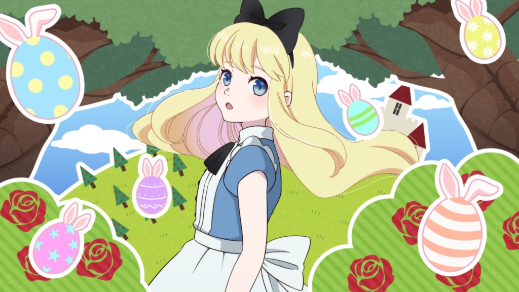 【無料アリ】イラスト素材_009(アリス風女子イラスト)