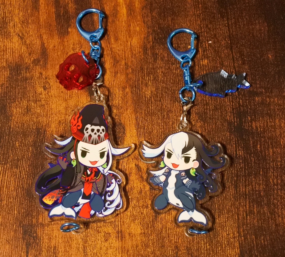 シャチ屋アクリルキーホルダー(4種類)