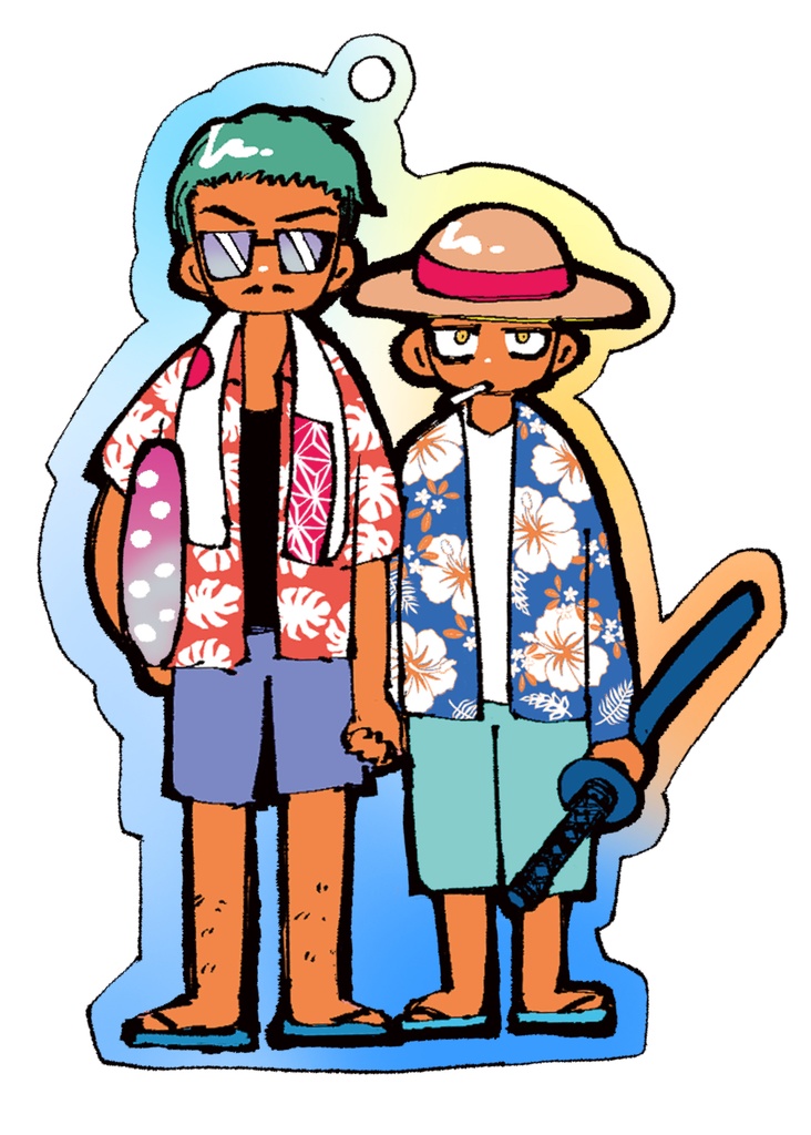 坂伴オーロラアクキー