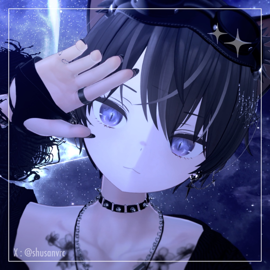 【ユギミヨ専用】ちゅるんキャットアイテクスチャ