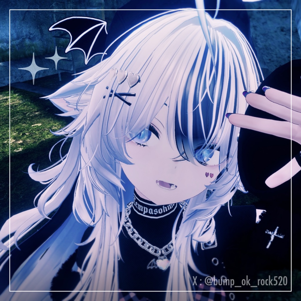 【ユギミヨ専用】ちゅるんキャットアイテクスチャ