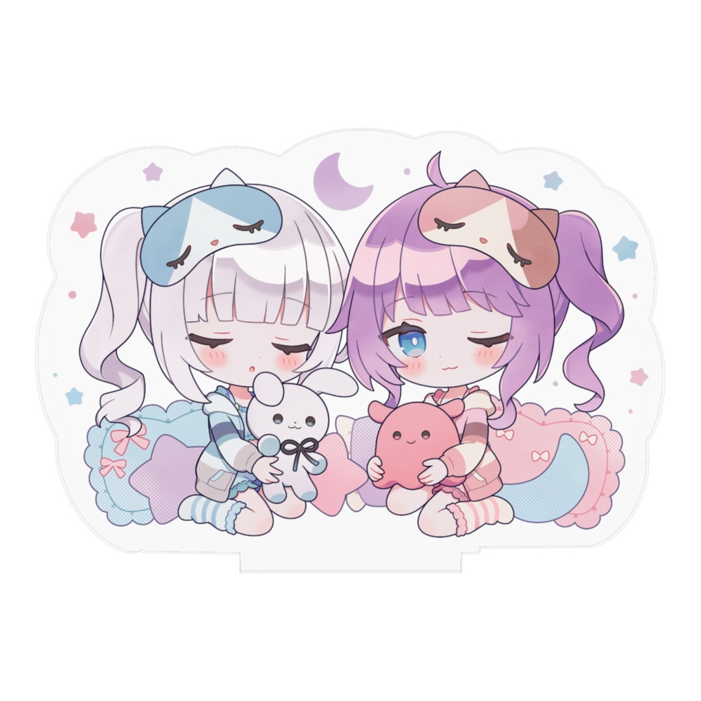 3周年記念アクリルフィギュア(塩見らいち&小紫ふう)