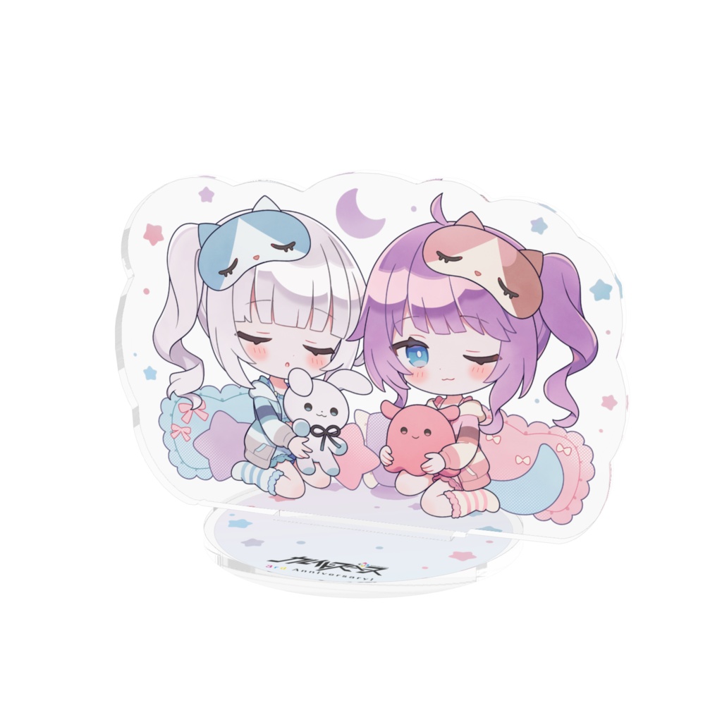 3周年記念アクリルフィギュア(塩見らいち&小紫ふう)