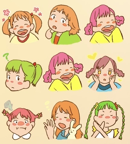 【絵文字】ほのぼのかわいい！こどもの絵文字データ