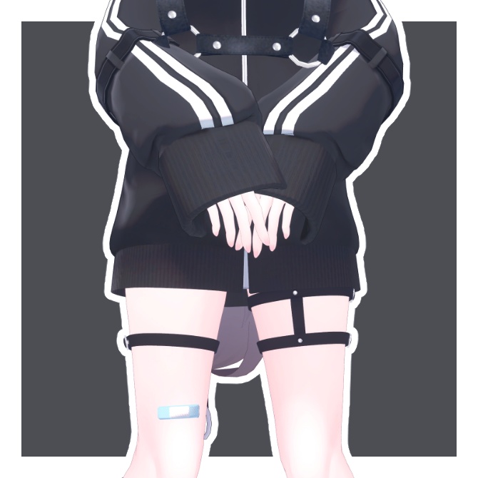 【無料】ハーネス&ガーターリングセット【真冬用】