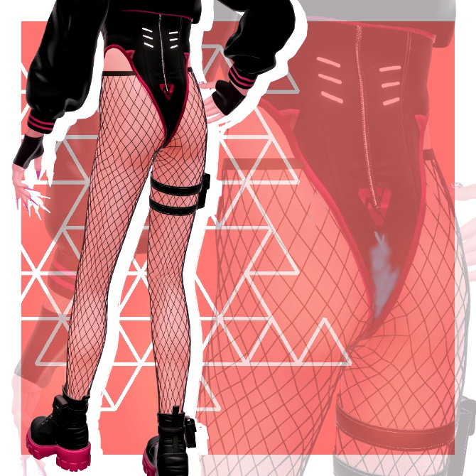 【斑霞用】fishnet -網タイツ-
